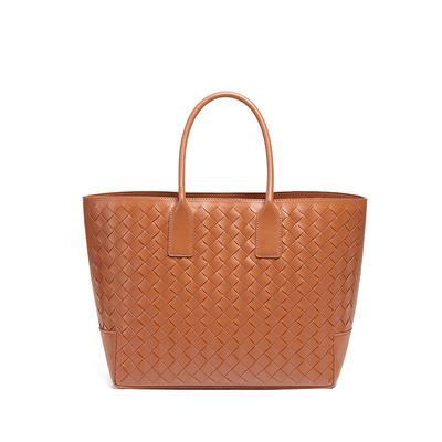 Borsa a mano trendy di grande capacità, versatile per il pendolarismo, Borsa da donna tessuta a mano, Borsa tote di alta gamma madre-figlio