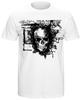 T-Shirt Skull Brick Wall Breakthrough Graphic Tee