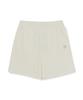 Emelbi Basic Small Logo Knee-Length Shorts Ny (Cream)