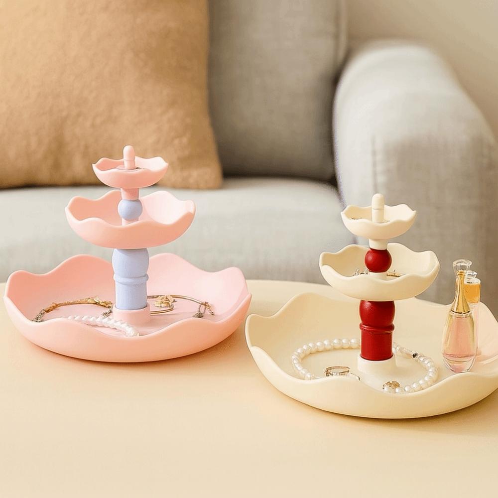 Anti Slip Jewelry Display Rack Large Capacity Desktop Storage Box Jewelry Key Holder  Office