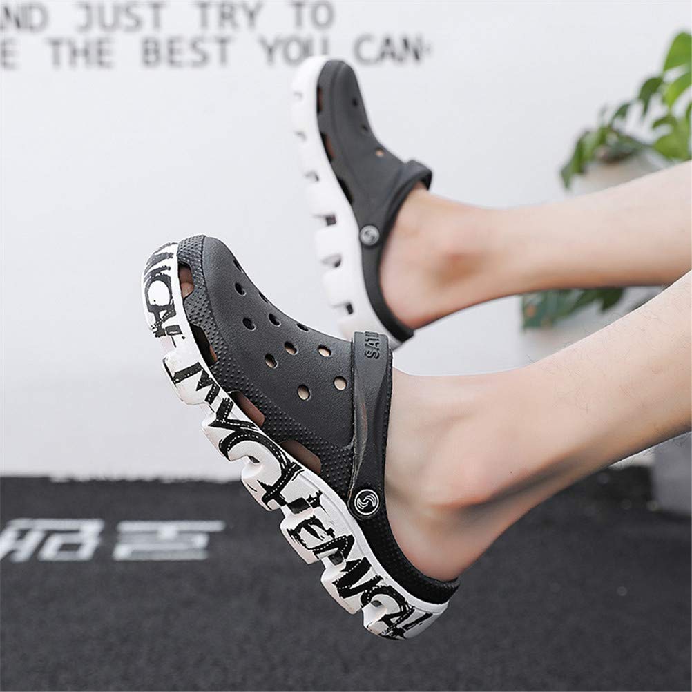 Ainiway Clog Casual Comfortable for Indoor and Outdoor Summer Men's Sandals, Slip-Ons, Wear, Breathable, Amphibious, Shoes, 2-Way (701WT44)