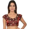 Women's Silk Blend Ethnic Blouse Indian Pakistani Wedding Party Wear Choli Dress