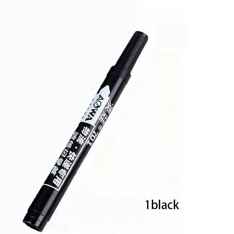 2mm Bold Tip Oil-Based Quick-Dry Waterproof Oil-Proof Permanent Marker for Plastic Metal & Wood Shipping Packaging & Coding