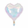 2 Pcs Iridescent 4D Balloons Large Holographic Foil Balloon Rainbow Mylar Aluminum Balloon for Birthday Wedding Baby Shower Party Decoration