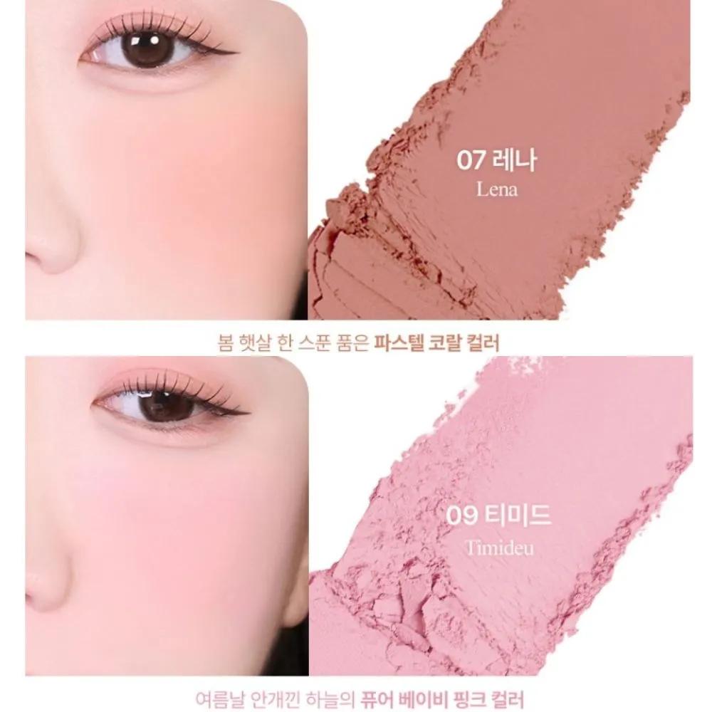 Forencos Pure Blusher 07 Lena + 09 Timid + Puff SET