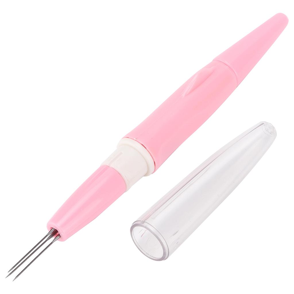3?Needle Felting Pen Comfortable Feel Felt Poke Needle for Household Use DIY StuffPink