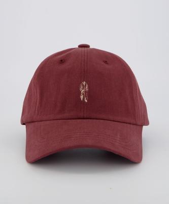 KEEP IT IN A SET Cotton Twill Logo Ball Cap (Burgundy)