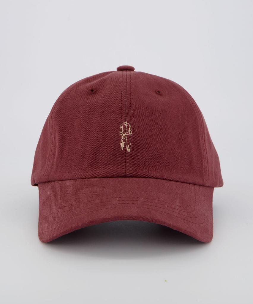 KEEP IT IN A SET Cotton Twill Logo Ball Cap (Burgundy)