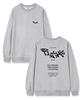 TI.GLAKE Move Different Fleece-Lined Sweatshirt Jogger Training Pants Set Gray