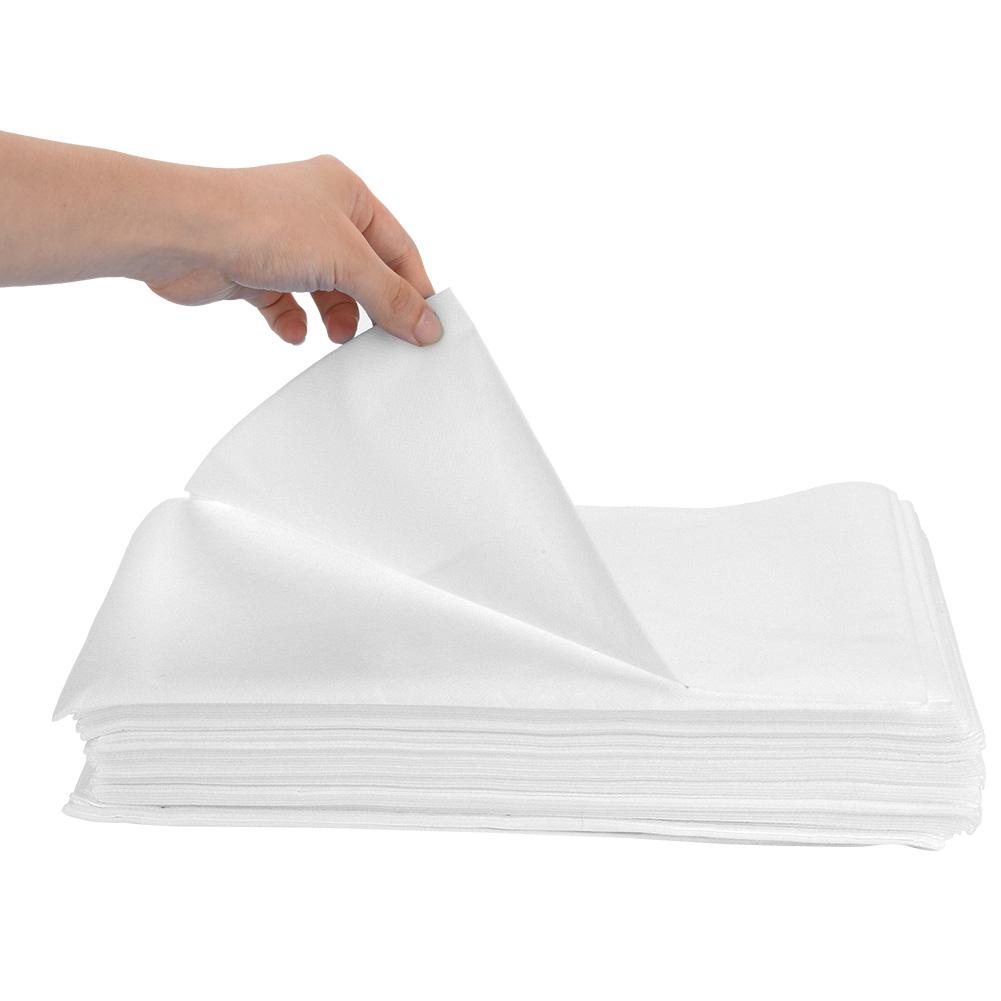 10pcs Bag Spa Disposable Bed Sheets Beauty Salon Massage NOn Woven Waterproof Anti Oil (White)