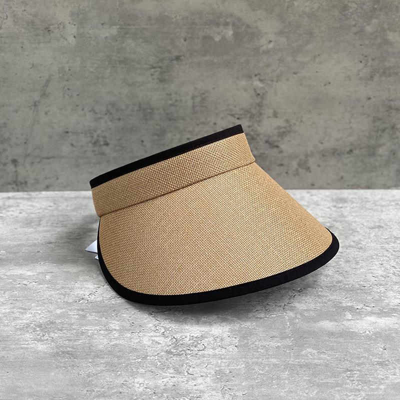 Stiff Empty Top Sun Protection Hat For Women, Uv Protection In Summer, Outdoor Sun Shading, Face Covering, Big Eaves For Women, Sun Hat For Traveling