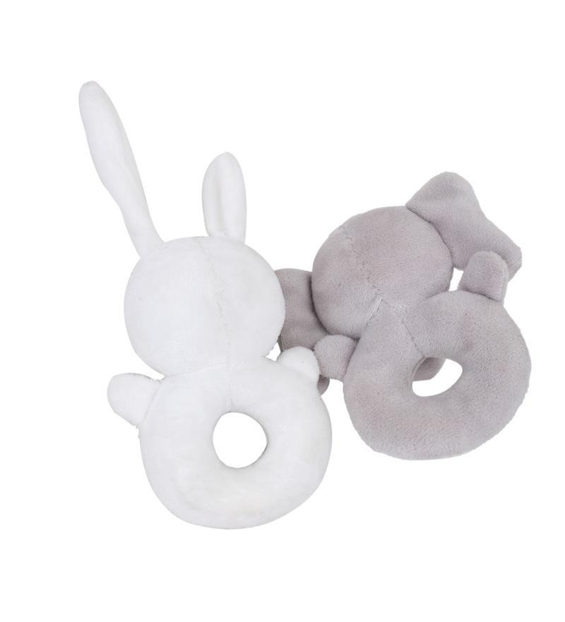 BBSKY Plush Animal Baby Rattle Stick – Hand Grip Toy for Infants