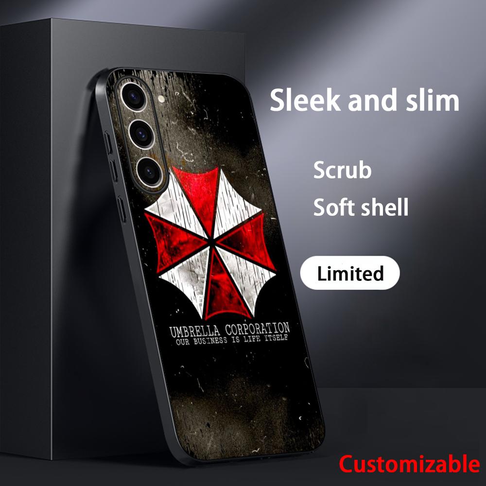 Classic Evil Umbrella cool pattern design Phone Case For Samsung Galaxy S26 S25 S24 S23 S22 S21 Plus Ultra Note20 Soft Black