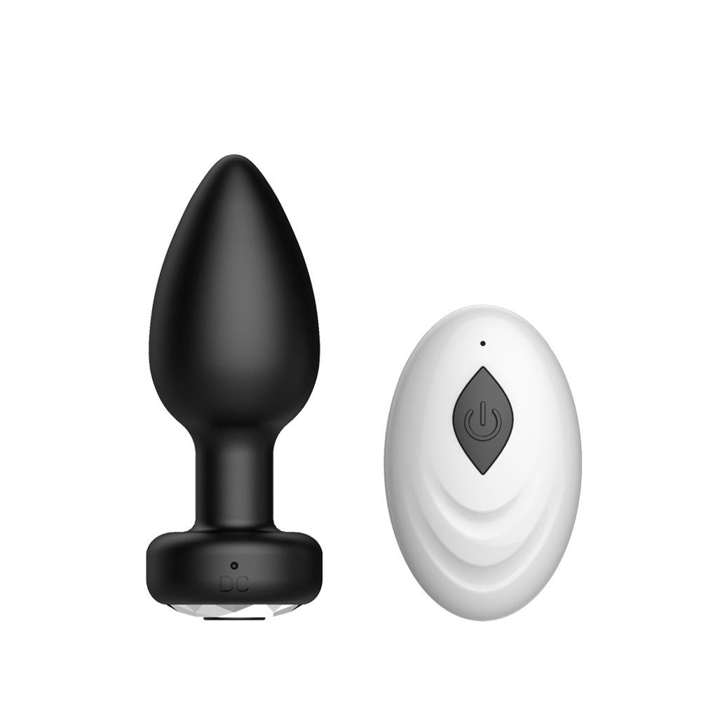 Wireless Unisex Silicone Anal Plug with Remote Vibration - Small & Discreet Self-Pleasure Device