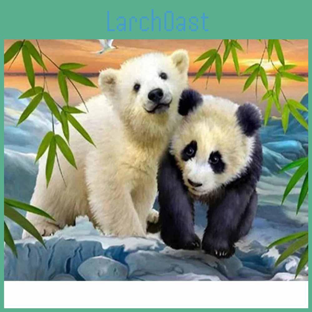 Diamond Painting Full Bear Round Panda Diamond Painting Cross Stitch Diamond Embroidery