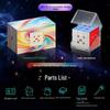 XMD Wind 4th Gen Magnetic Rubik's Cube UV Diamond Surface Qiyi Cloud Glass Limited Edition Competition.
