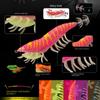 Fishing Tackle Shrimp Bait Jigs Hook Octopus Lure 2024 Wood Shrimp Lures  Simulation