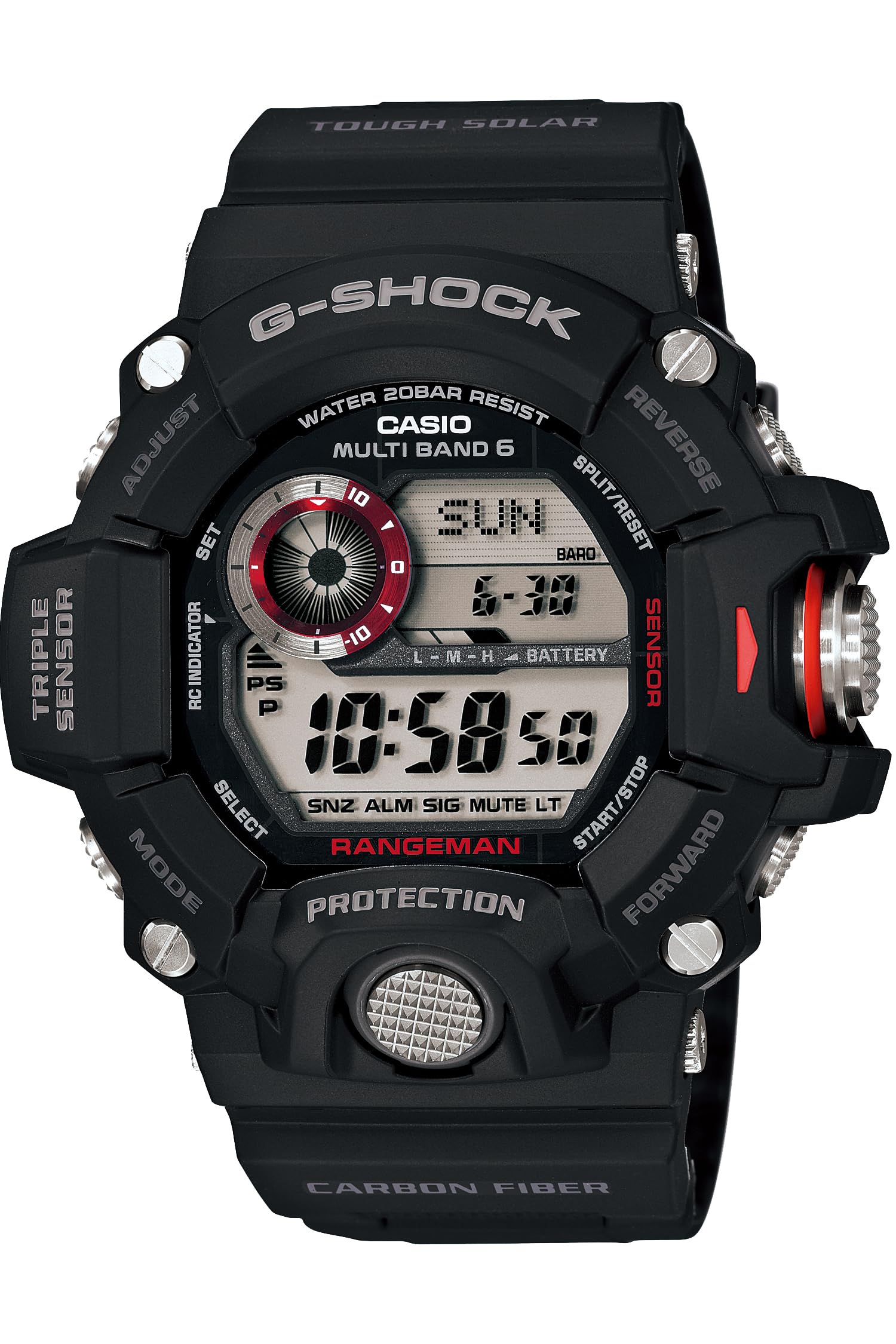

Watch RANGEMAN Radio Solar Black [Casio] G-Shock GW-9400J-1JF Men s чорний
