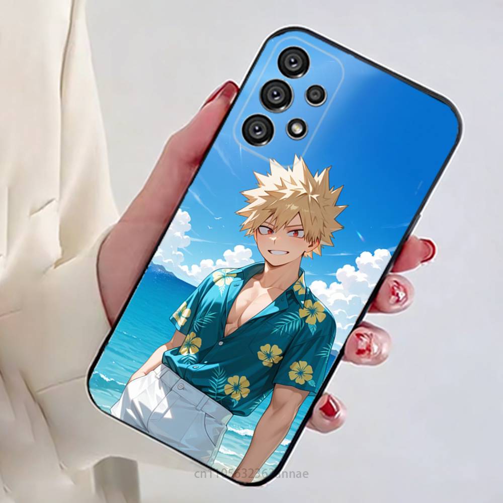 Katsuki Bakugo Hero A-Academia Phone Case for Samsung Galaxy A73,23,53,33,14,24,13,72,22,52,32,54,A34 Soft Cover