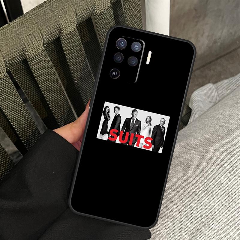 Suits TV Show Case For Oppo A58 A18 A38 A78 A98 A17 A77 A80 A40 A60 A16 A76 A96 A74 A94 A54 A15 A57S Cover