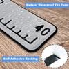 Fish Ruler for Boat 40in EVA Foam Fish Measuring Ruler with Self-Adhesive Backing for Fishing Kayaks Accessories, Fish Ruler Measurement Sticker Tool