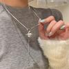Elegant Moon and Star Tassels Long Necklace Adjustable Collarbone Chain for Versatile Styling Alloy Neck Jewelry