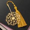 Gold Dandelion Bookmark with Gift Box
