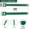 10/50/100/200pcs Reusable Adjustable Non-Slip Nylon Plant Ties with Hook and Loop Fasteners, Ideal for Gardening Applications