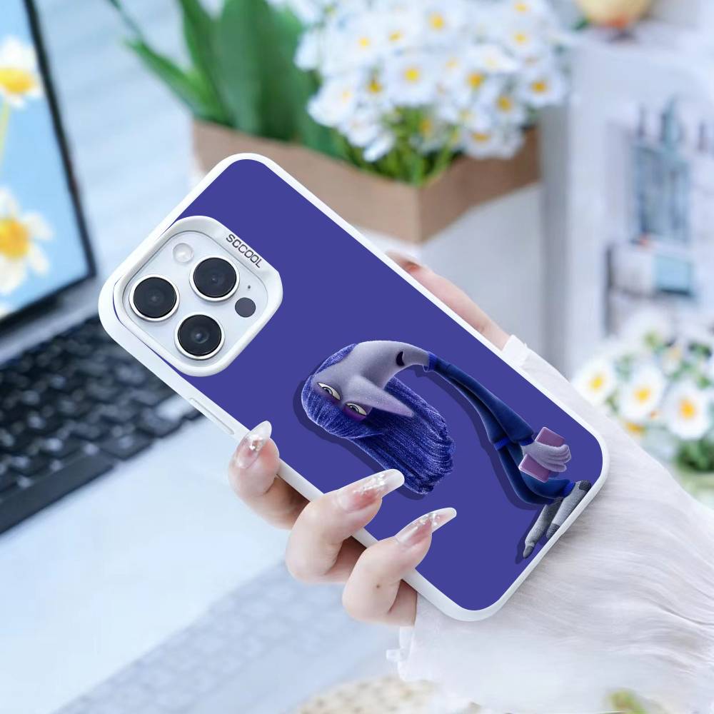

Adventure Anime Inside Out Phone Case For iPhone 16,15,14,13,12,17,Pro,MAX white Matte Shockproof Cover iPhone13PRO