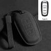 Suede Car Key Case Cover Protector Shell For Geely Coolray X6 X7 EX7 2024 Geometry C Emgrand UV GT GC9 Auto Styling Fob Holder