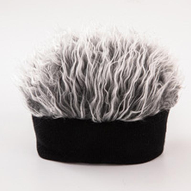 

Wig Cap Men Hat Handsome Simulation Wig Short Hair Sun Visors Caps Hair Retro Wig Hat Adjustable Casual Cap Short Hat as the picture