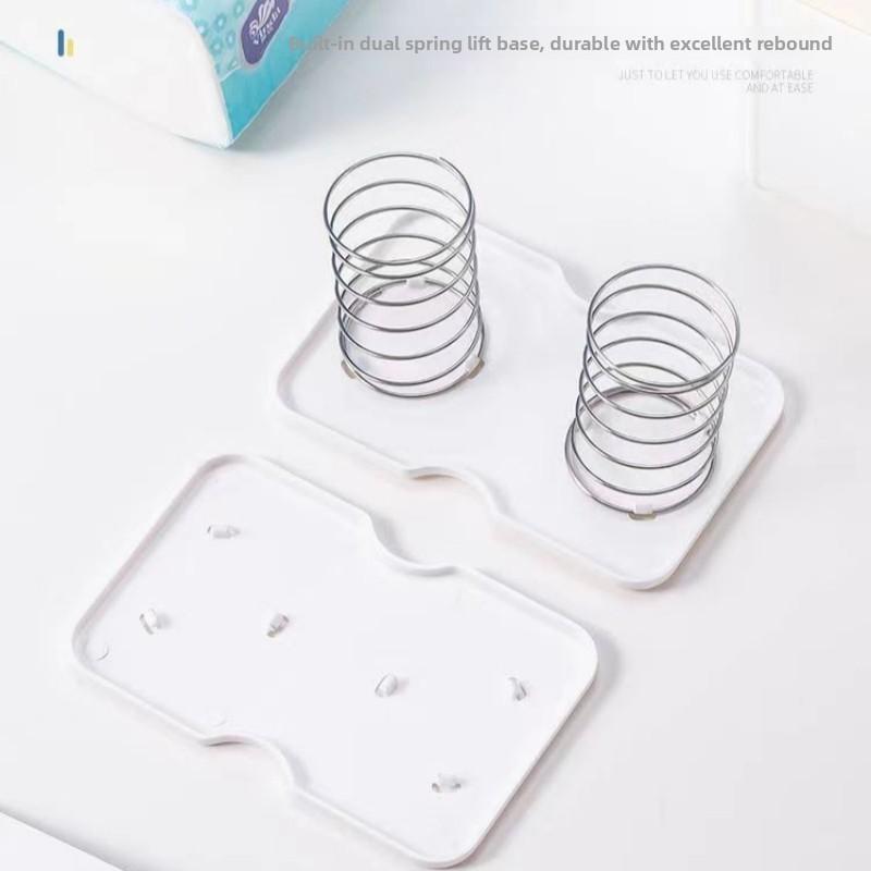 tissue box spring holder, Tissue holders Automatic spring-loaded accessories