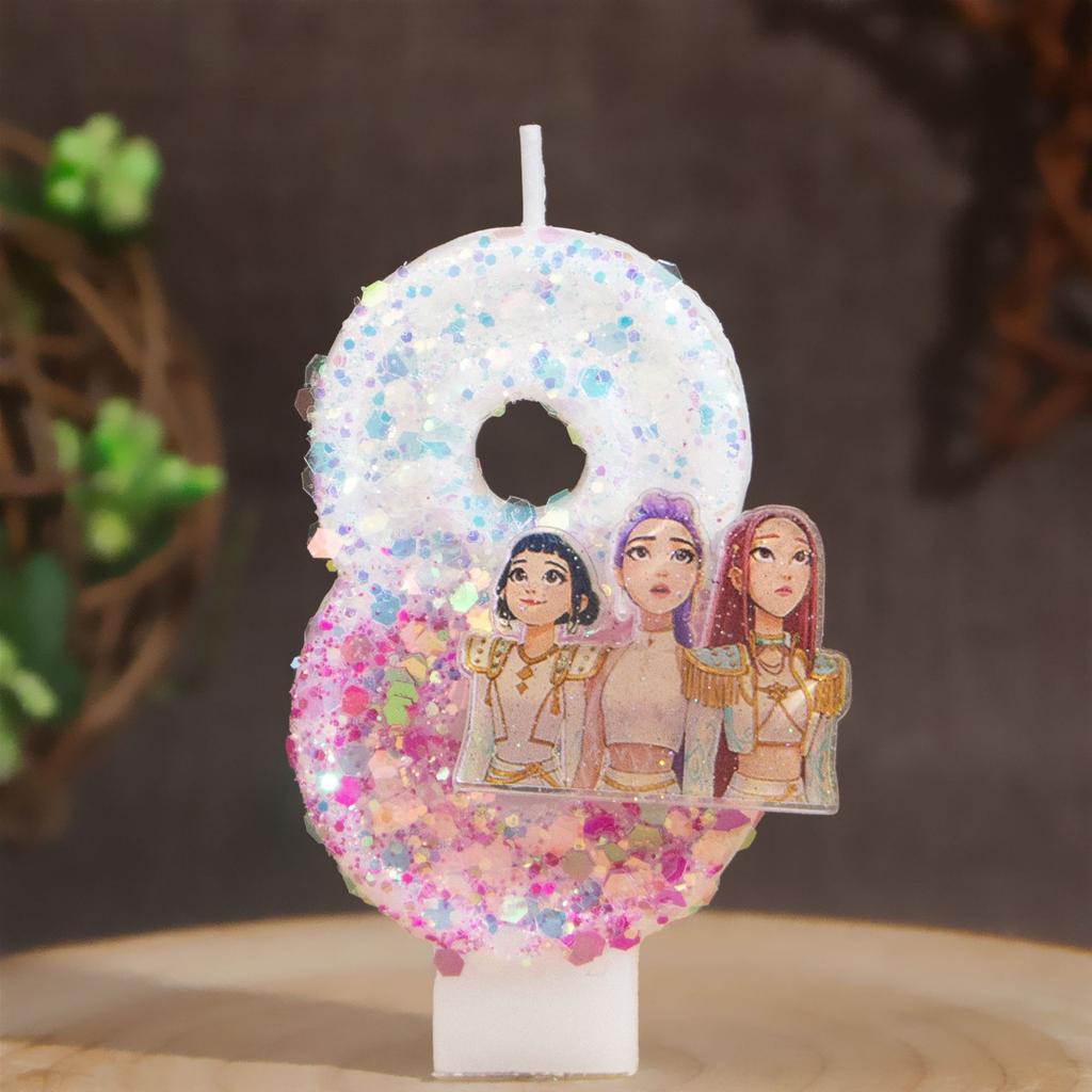 Cartoon Peripheral Party Birthday Candles Digital Candles