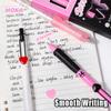 4PCS/Set Press Using Gel Pen Sweet Love Series Writing Tool Cartoon Neutral Pen  Gift