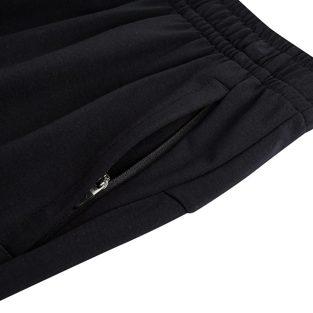 Anta Comfortable Knitted Cropped Casual Shorts Women shorts Black 162527326-1