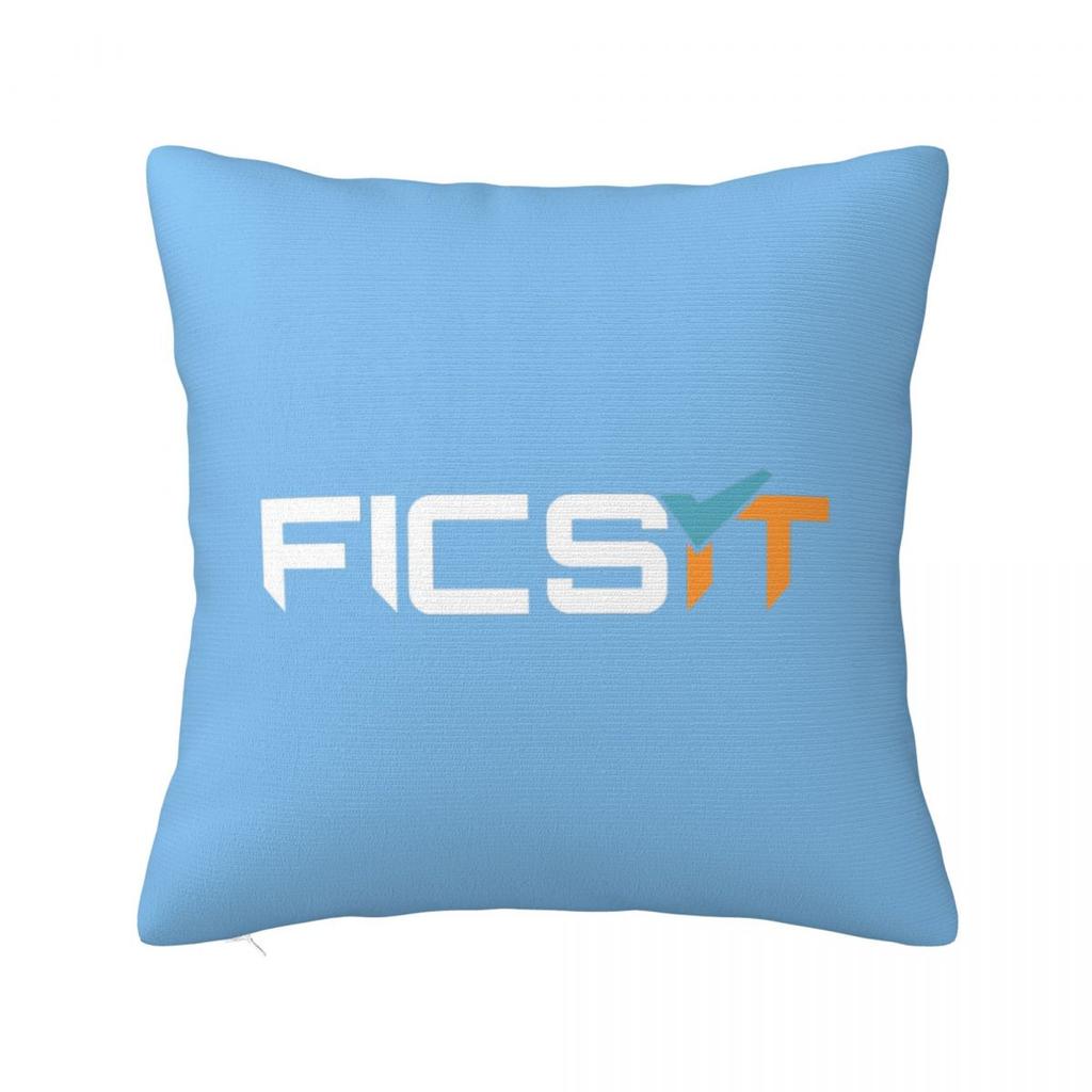 FICSIT Satisfactory Logo Square Pillowcase Cushion Cover Pillow Case Throw Pillow Cover for Home Bedroom Car