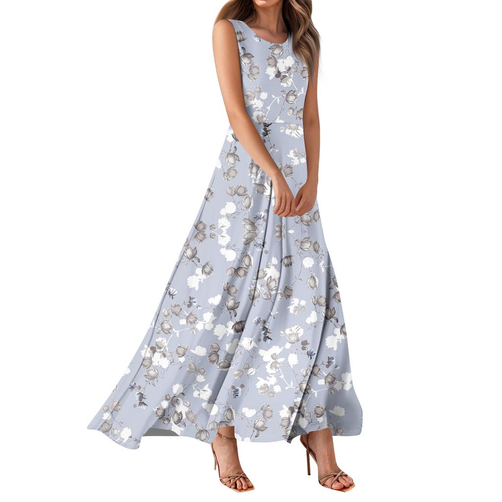 Rochii de vară pentru femei, rochii maxi casual, rochii maxi florale drăguțe, rochii pentru invitați la nuntă, rochii lejere din șifon