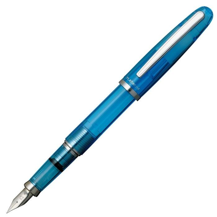Platinum Balance Fountain Pen, Crystal Blue, Medium Nib, PGB-3000A#58-3