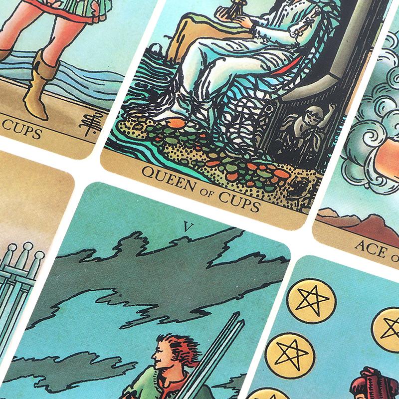 Radiant Wise Spirit Tarot Cards English Board Game Divination Predicts Games