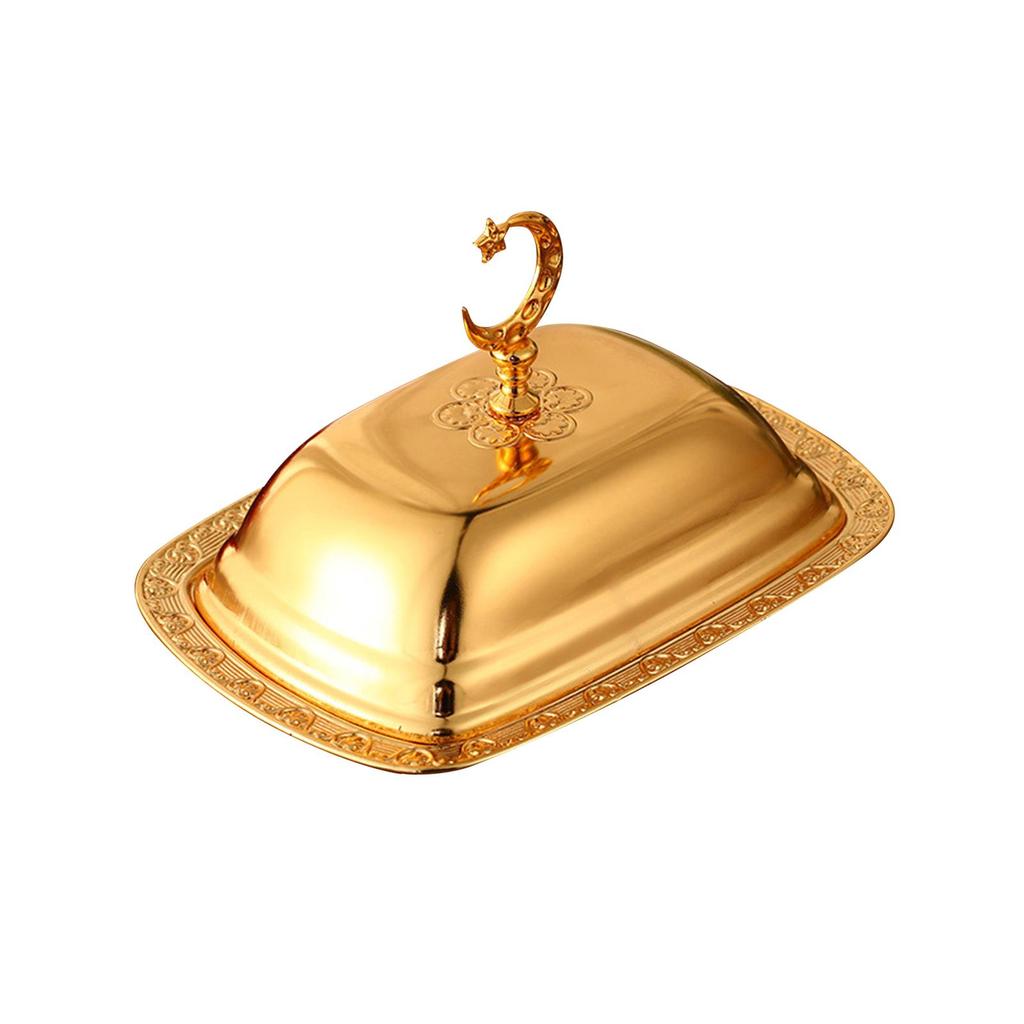 Butter Dish Decorative Home Storage Plates Snack Fruit Serving Plates for Wedding Birthday Fridge Kitchen Refrigerator