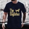 Casual T-Shirt for Men Funny The Dog Father Golden Retriever Godfather Oversized Mens T-Shirt Funny Fashion Summer Clothes
