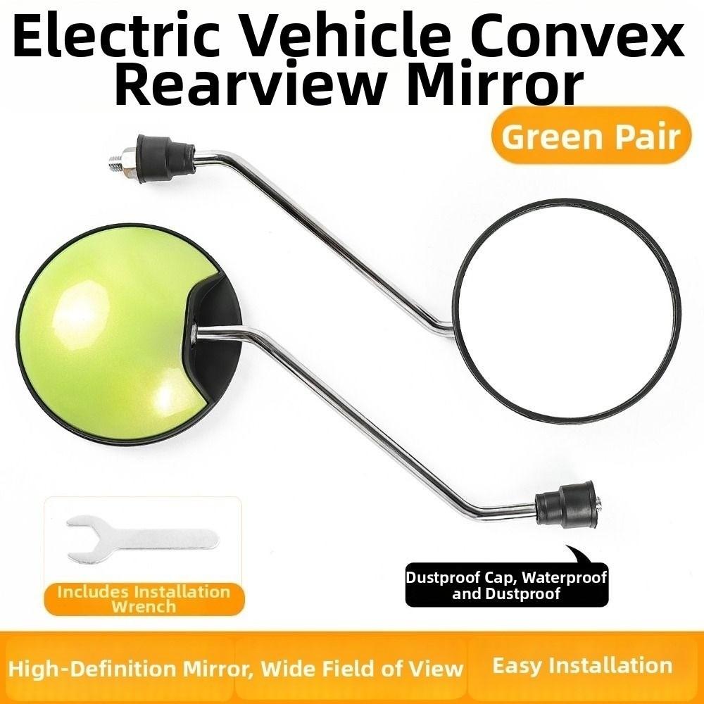 1Pair Universal Electric Scooter Rearview Mirror  for GY6 50cc 125cc 150cc Chinese ATV QUAD