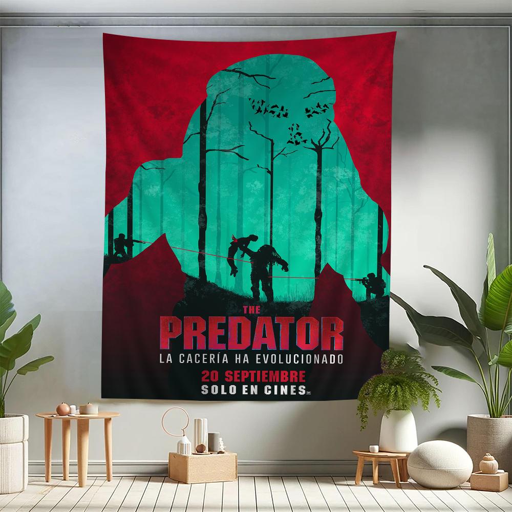 The Predator Cartoon Tapestry Home Decoration hippie bohemian decoration divination Home Decor