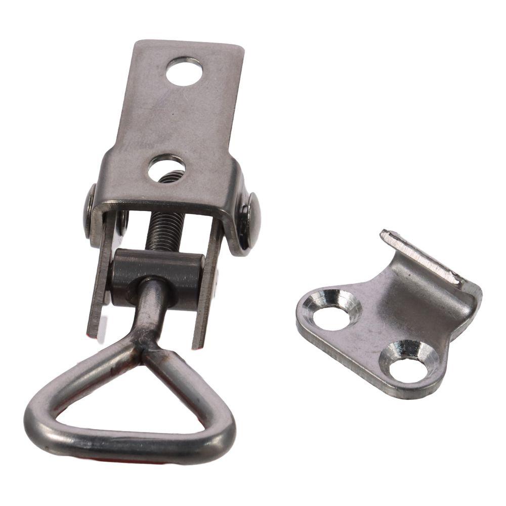 Silver Stainless Steel Latch PVC Plastic Quick Release Lock Buckle Quick Bolt Clamp Worker