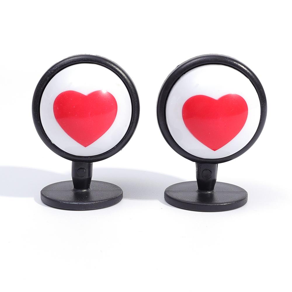 Black Eye Styling Helmet Decoration Motorcycle Electric Car Helmet Modeling Double-sided Stickers Decorative Helmet Accessories