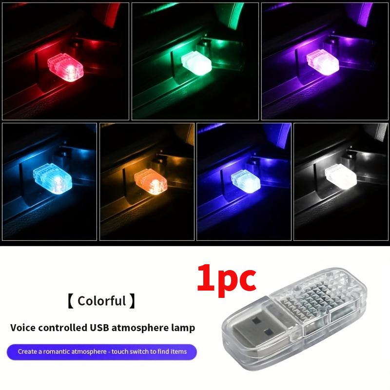 

Usb Touch Light Usb Socket Touch To Light Up Seven Color Cycle Gradient Easy To Use Enhance The Atmosphere Inside The Car