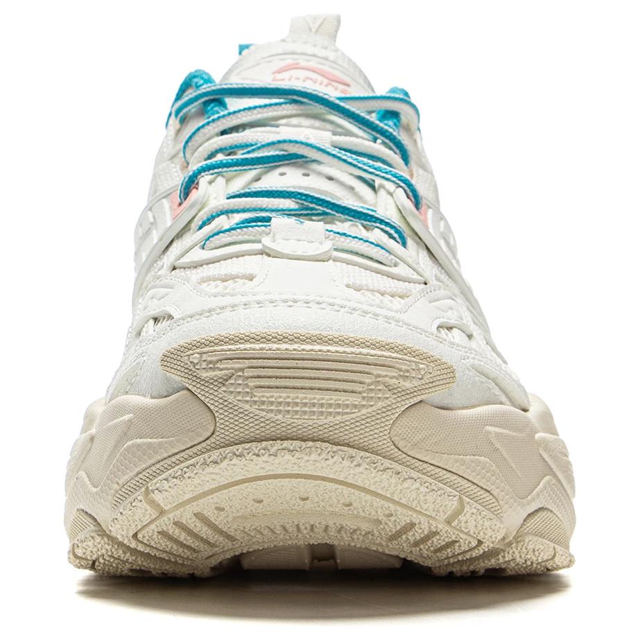 New LiNing Red Sugar 2 Anti-Slip And Wear-Resistant Rebound Low-Top Casual Shoes Women's White AGCV124-1