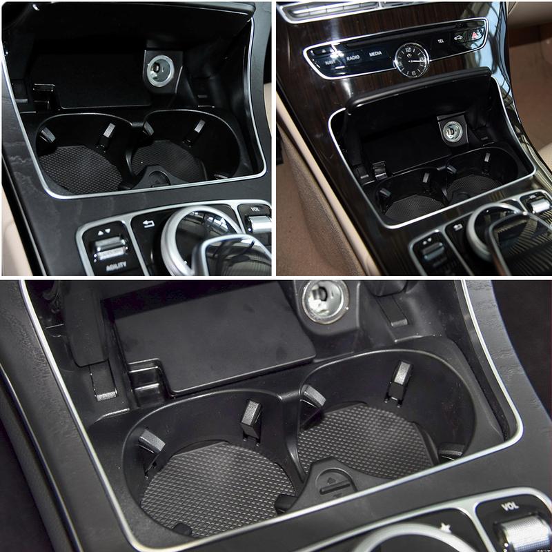 For Benz W205 W253 W213 W447 Car enter Console Insert Drinks Cup Holder For Mercedes C E GLC V Class C200 E260 GLC300 2056800691