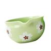 Japanese Style Ceramic Matcha Bowl Pottery Chawan Porcelain Tea Cup with Spout for Whisking and Enjoying Green Tea