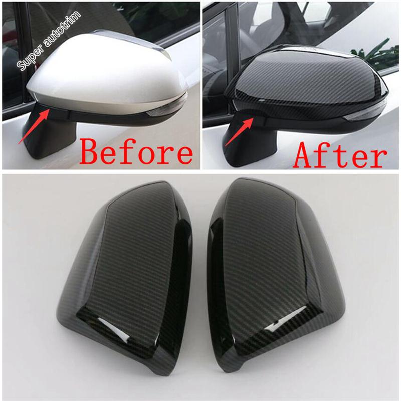 Car Rearview  Side Turn Signal Mirror Cap Case Protective Cover Trim ABS Chrome Accessories For TOYOTA Sienta XP170 2015 -